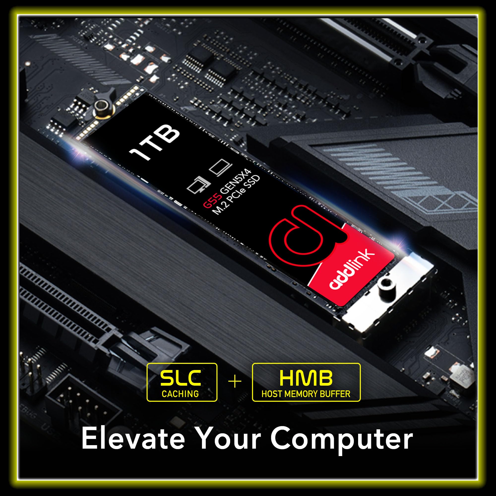 Amazon.com: Addlink G55 1TB PCIe 5.0 Gen5 NVMe M.2 SSD- Up to